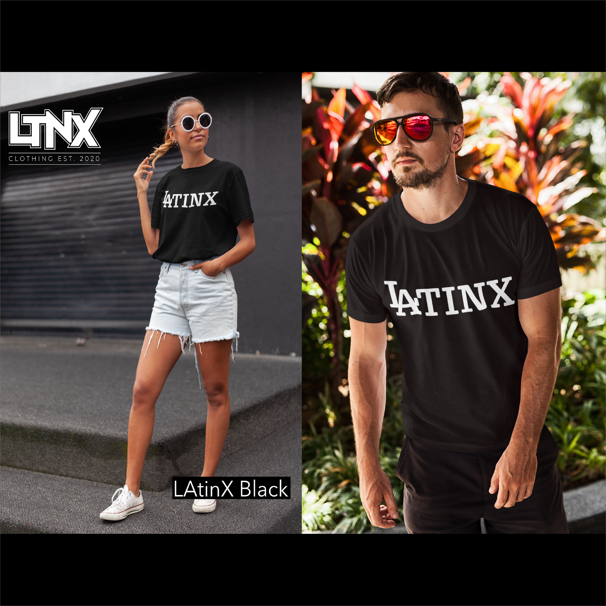 LA-tinX T-Shirt - Black